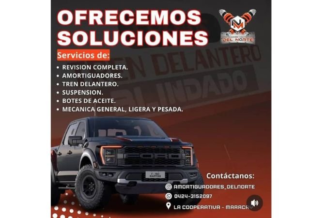 Fachada de Amortiguadores y Multiservicios del norte J.J